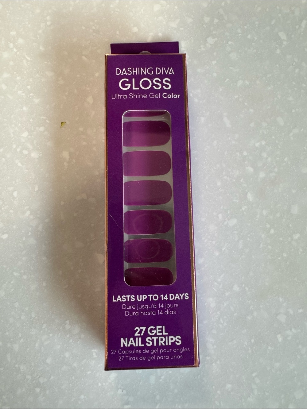 Gloss Ultra Shine Gel Nail Strips - Purple